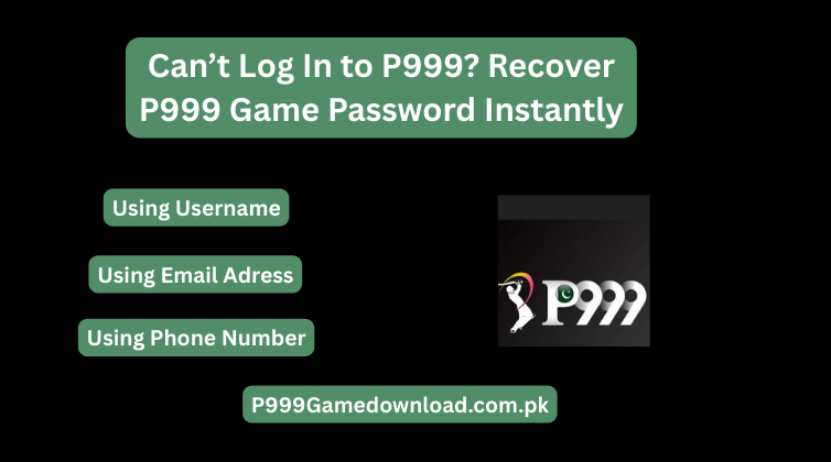 Recover P999 Game Password